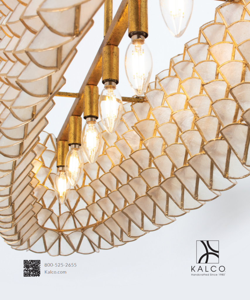 Architectural Digest September-October 2026 featuring Flair linear pendant