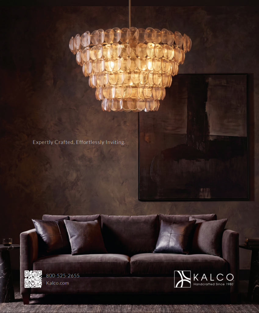LUXE magazine September-October 2026 featuring Uroko tiered chandelier