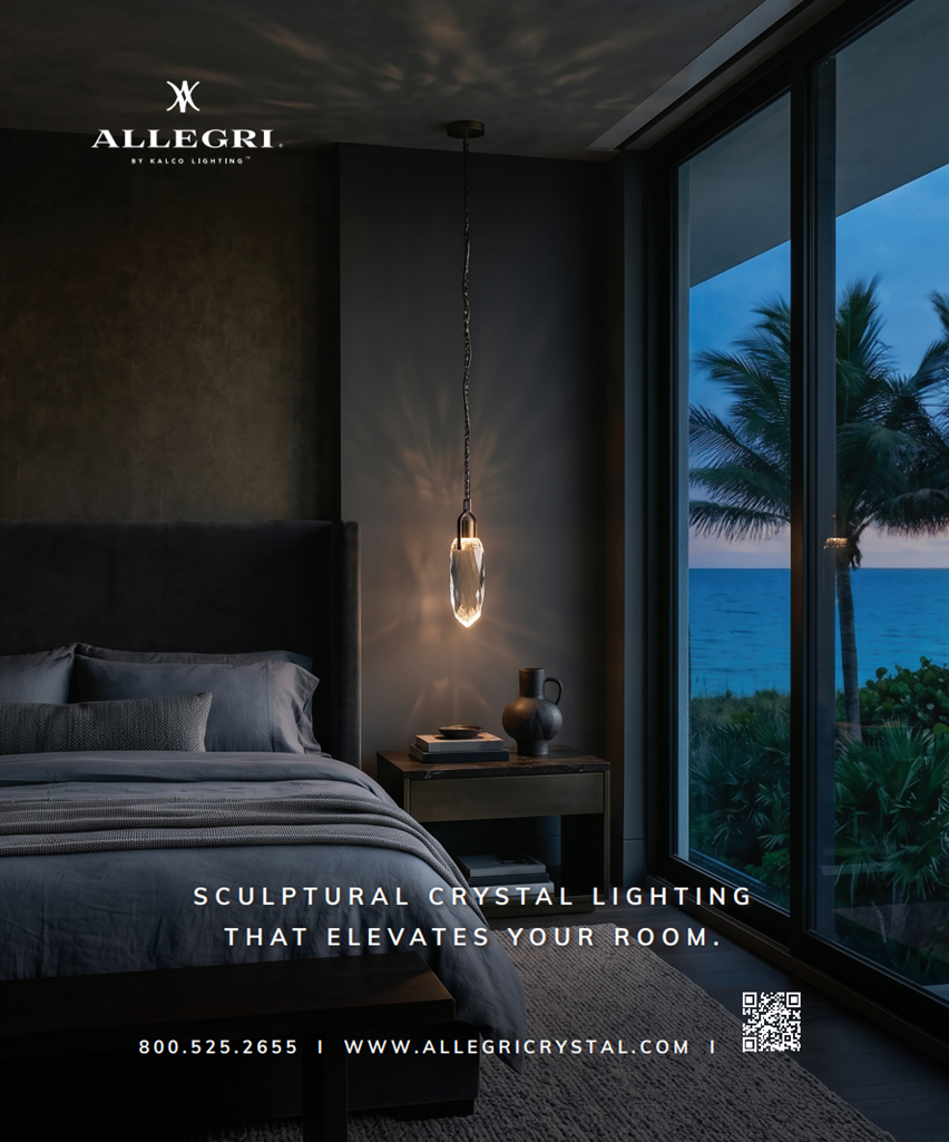 Florida Design July-September 2026 featuring Diamante pendant